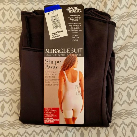 Miraclesuit Other - Miraclesuit one piece mid-thigh bodysuit.  Black. XL.  NWT